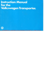 VW T3 - Transporter - Owners manual1980-EN-3